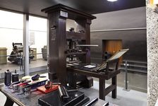 Bildergalerie Gutenberg-Museum der Zukunft Nachbau der Gutenberg-Presse Besonders beliebt sind die stündlichen Druckvorführungen in der "Gutenberg-Werkstatt".