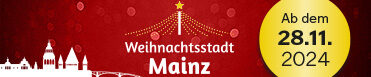 Banner Weihnachtsstadt Mainz © mainzplus Citymarketing GmbH