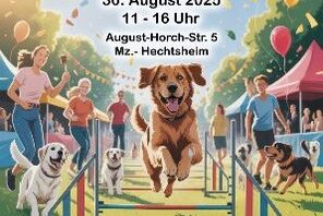 Ein Werbeplakat für die Veranstaltung. © Mainzer Hundeverein