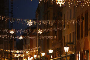 erleuchtete Innenstadt © Carsten Costard