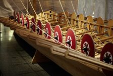 Bildergalerie MufAS Seite eines Holzschiffs