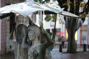 Mädchenbrunnen auf dem Ballplatz © Landeshauptstadt Mainz
