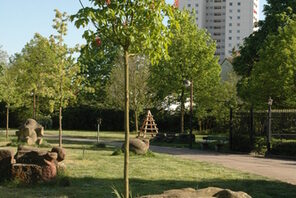 Grünanlage im Stadtteil Hartenberg-Münchfeld © Landeshauptstadt Mainz