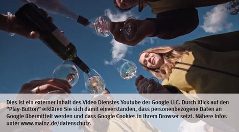 Die Landeshauptstadt Mainz nutzt den Video-Dienst Youtube.  Vor einem Klick auf den Play-Button empfängt Youtube keine Daten und setzt keine Cookies. Nähere Informationen über Youtube finden Sie in den Datenschutzinformationen zu unserem Youtube-Kanal: www.mainz.de/datenschutz