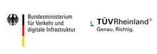 Logos BMVI/TÜV Rheinland